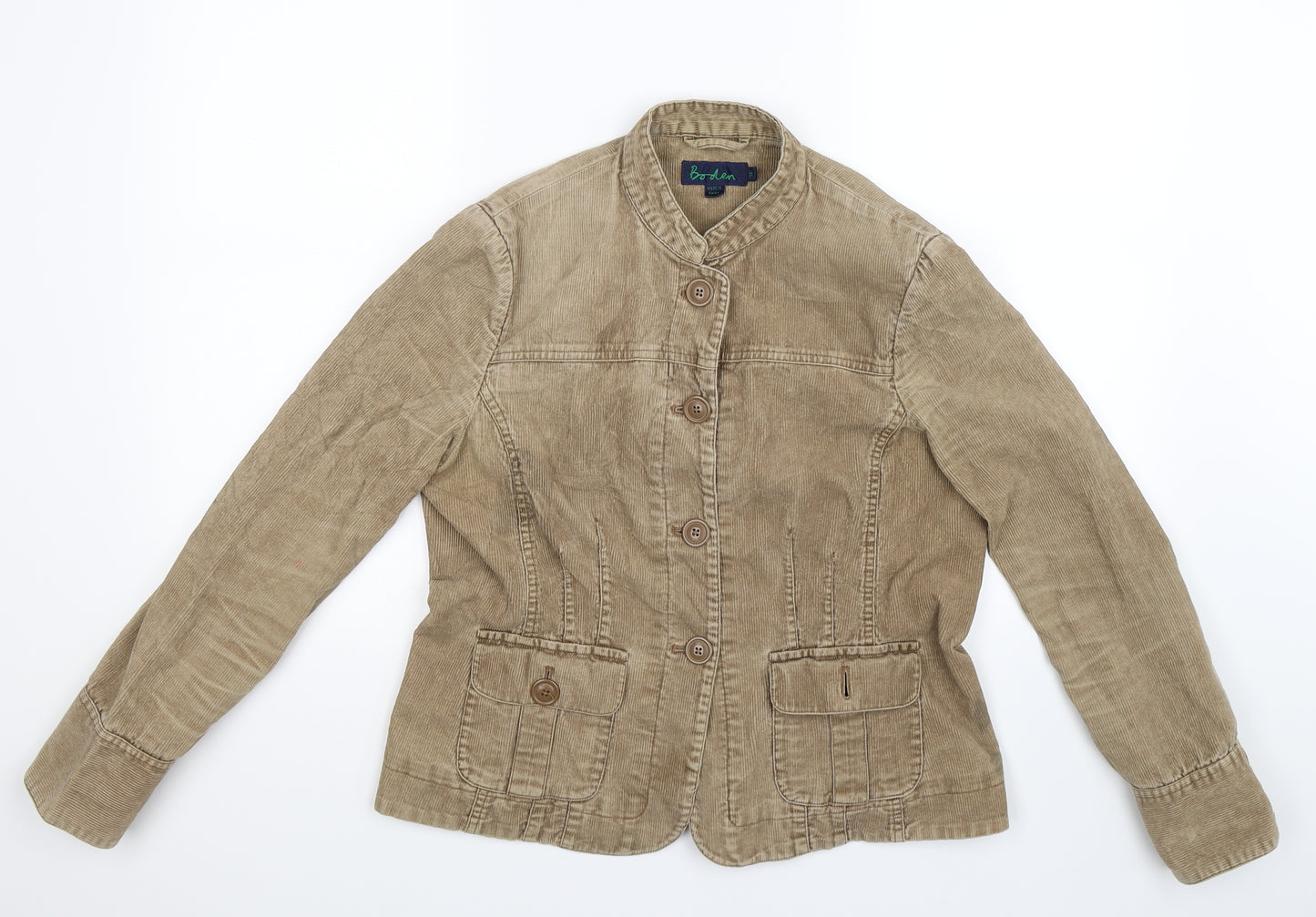 Boden Womens Beige  Corduroy Jacket  Size 14