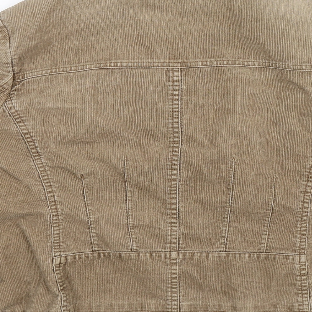 Boden Womens Beige  Corduroy Jacket  Size 14