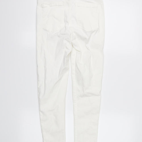 Topshop Womens White   Skinny Jeans Size 32 in L24 in