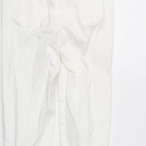 Topshop Womens White   Skinny Jeans Size 32 in L24 in