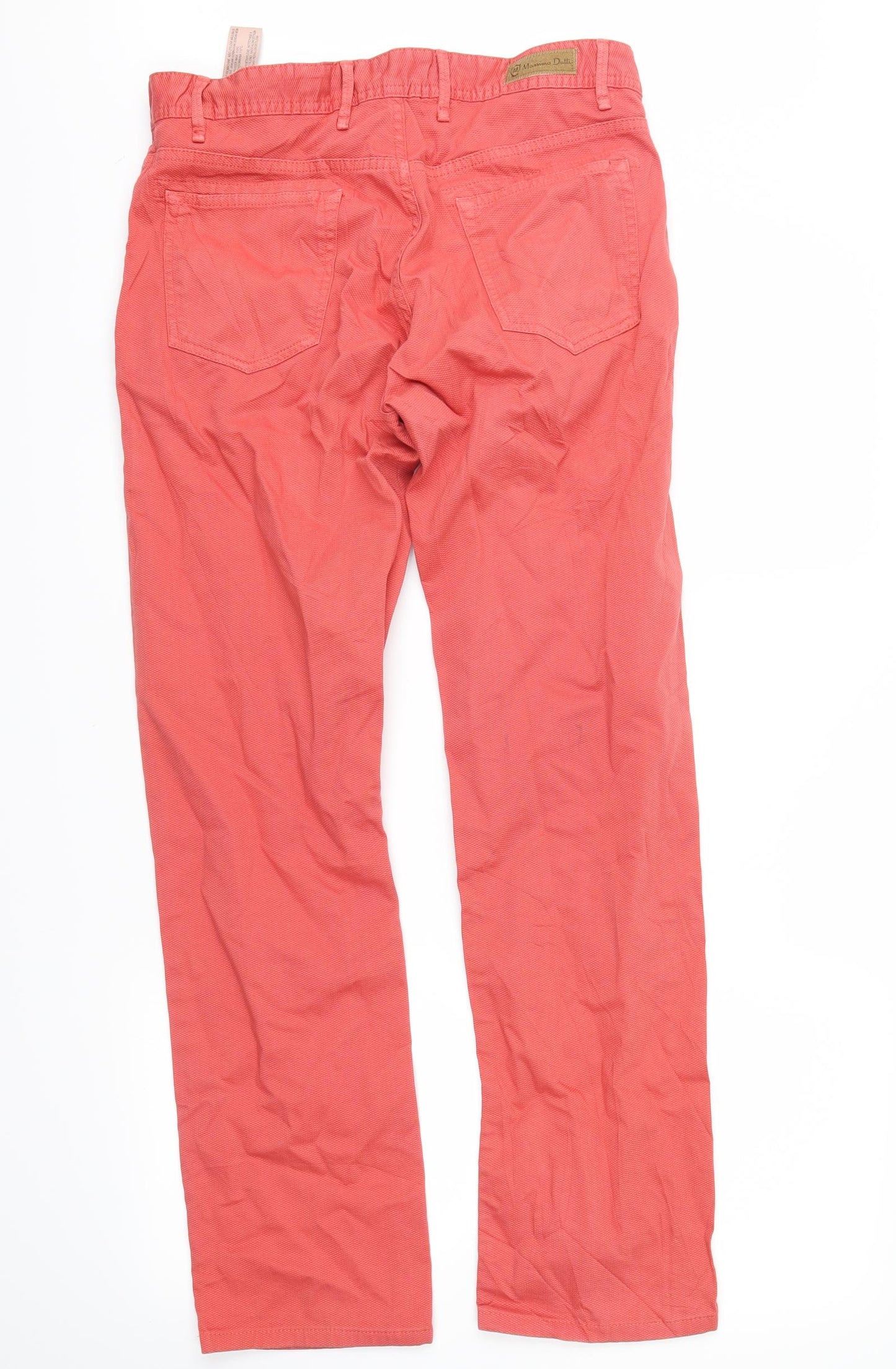 Massimo Dutti Womens Red   Straight Jeans Size 12 L30 in