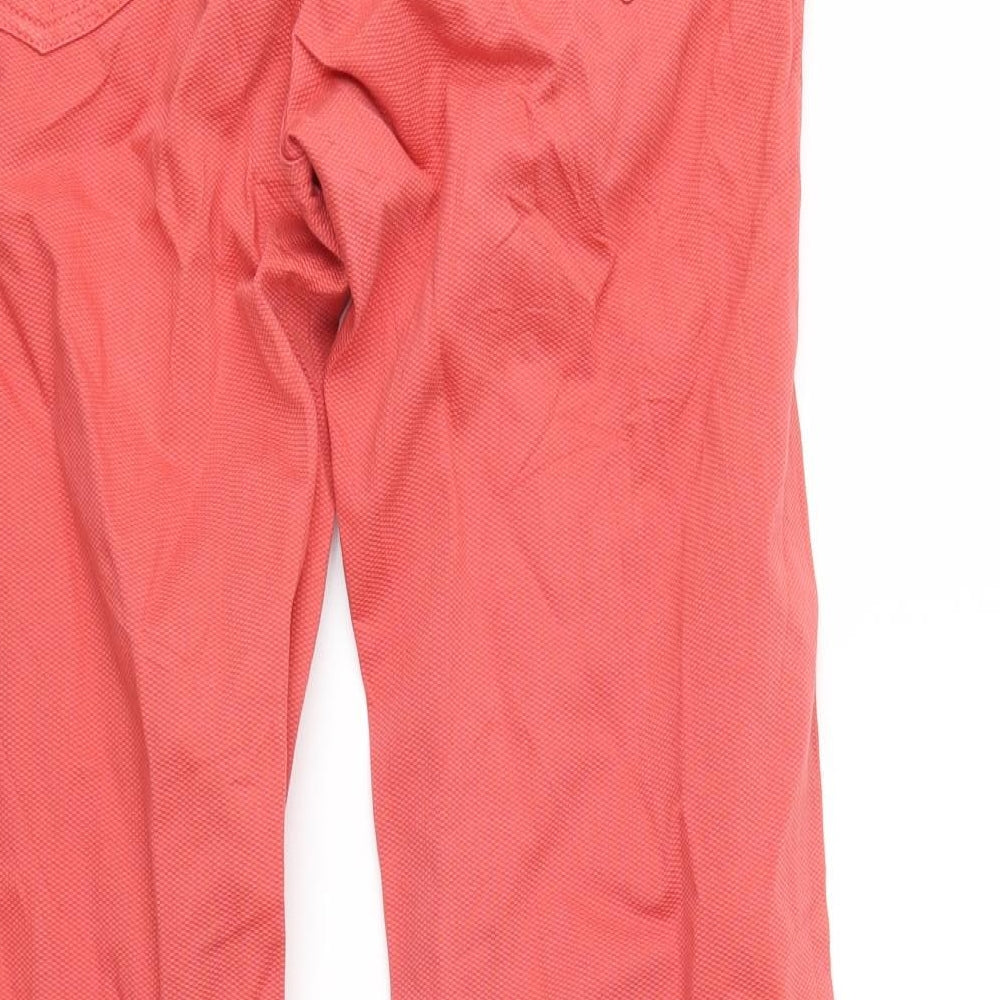 Massimo Dutti Womens Red   Straight Jeans Size 12 L30 in