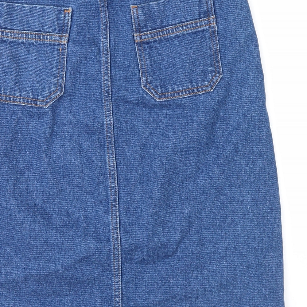 denim co Womens Blue  Denim Maxi Skirt Size 8