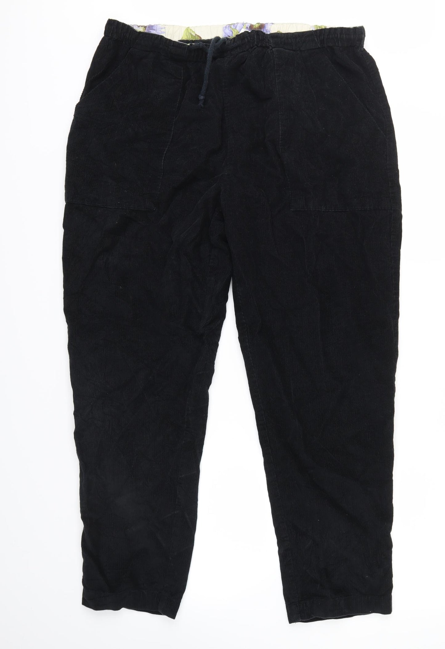 Damart Womens Blue  Corduroy Trousers  Size 20 L30 in