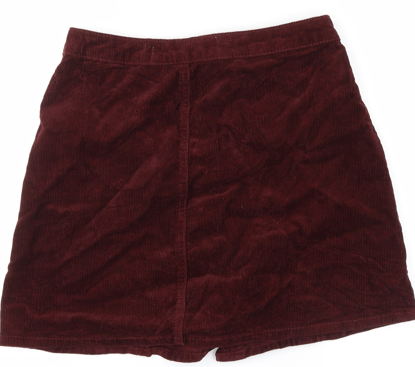 denim co  Womens Red  Corduroy Mini Skirt Size 12