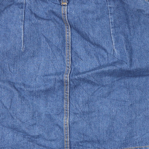 Divided Womens Blue  Denim Mini Skirt Size 6