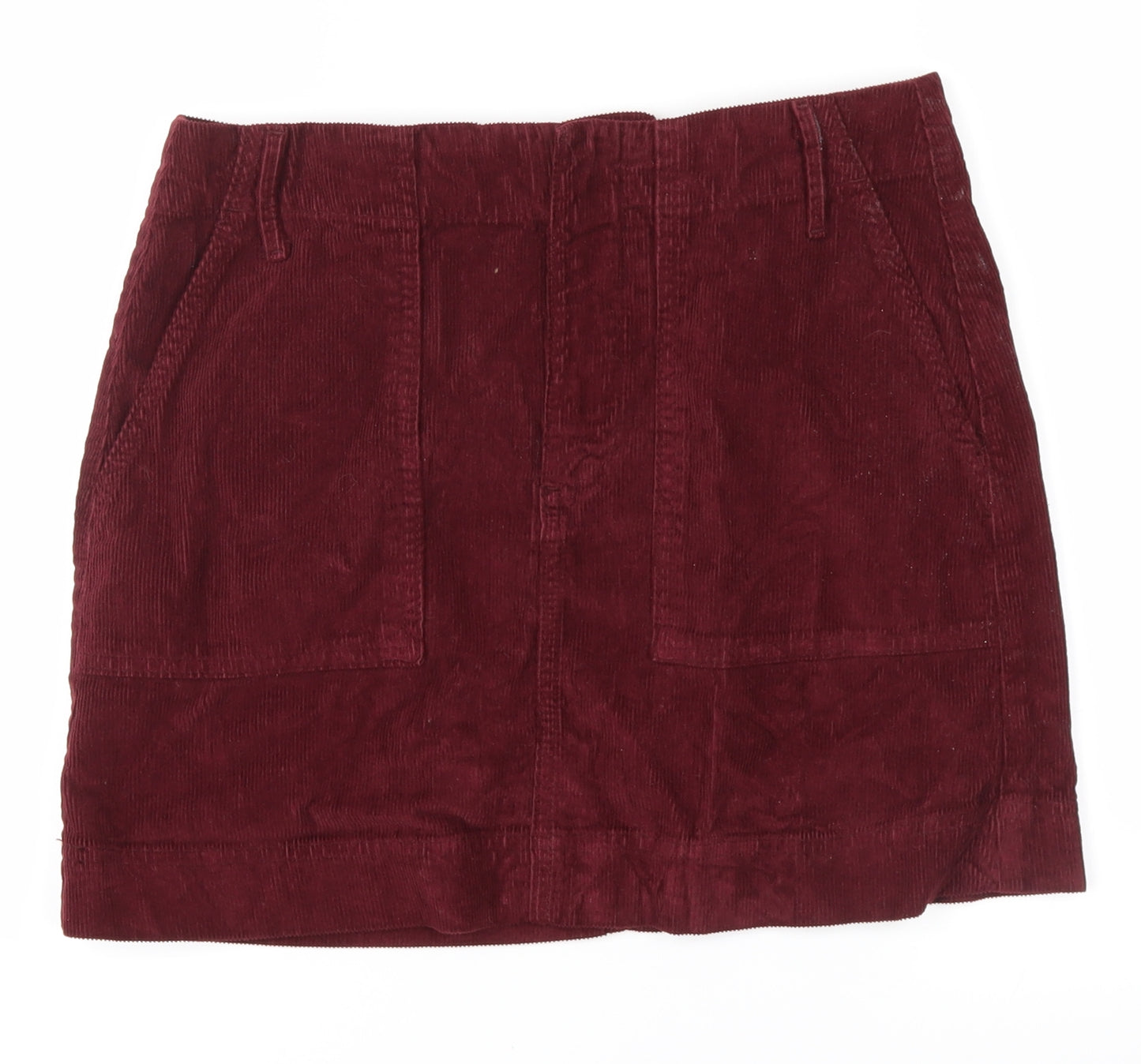 BDG Womens Red  Corduroy Mini Set Size S