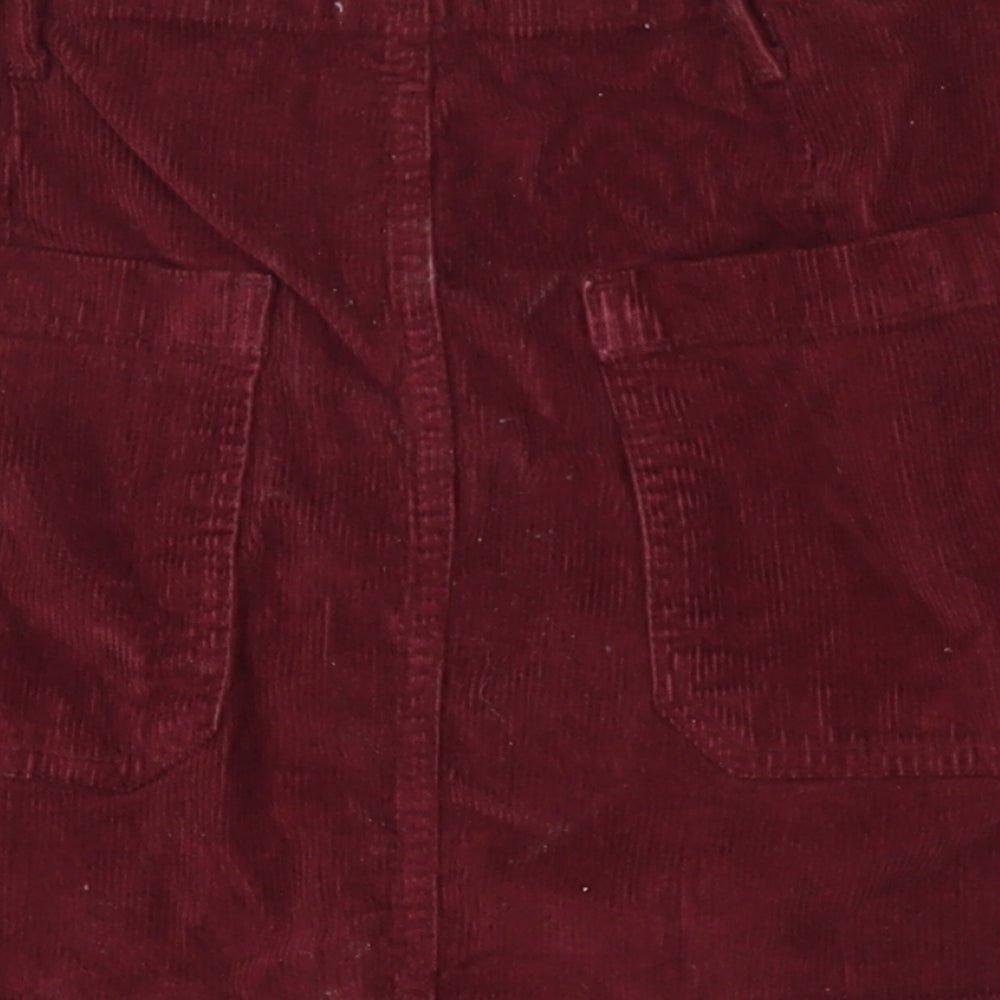 BDG Womens Red  Corduroy Mini Set Size S