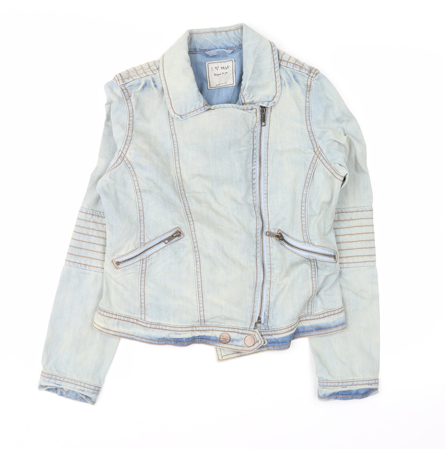 NEXT Girls Blue  Denim Jacket  Size 12 Years