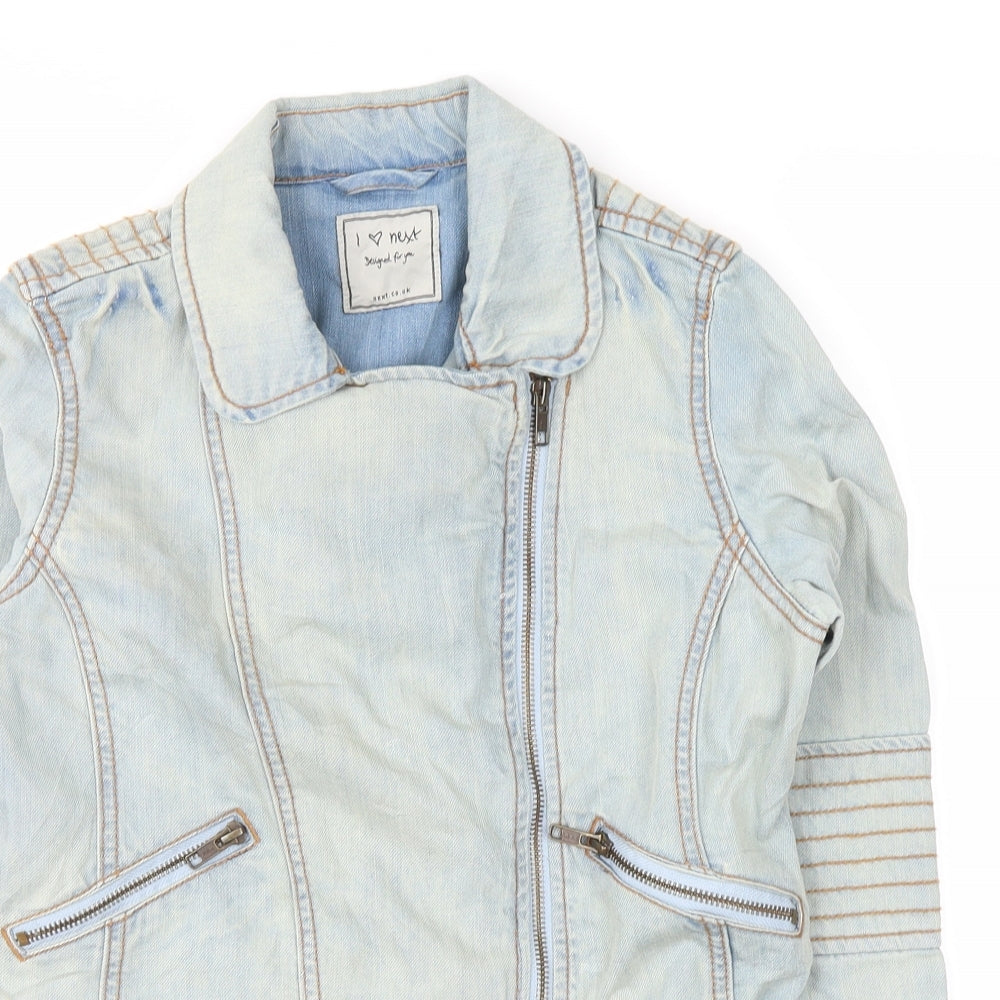 NEXT Girls Blue  Denim Jacket  Size 12 Years