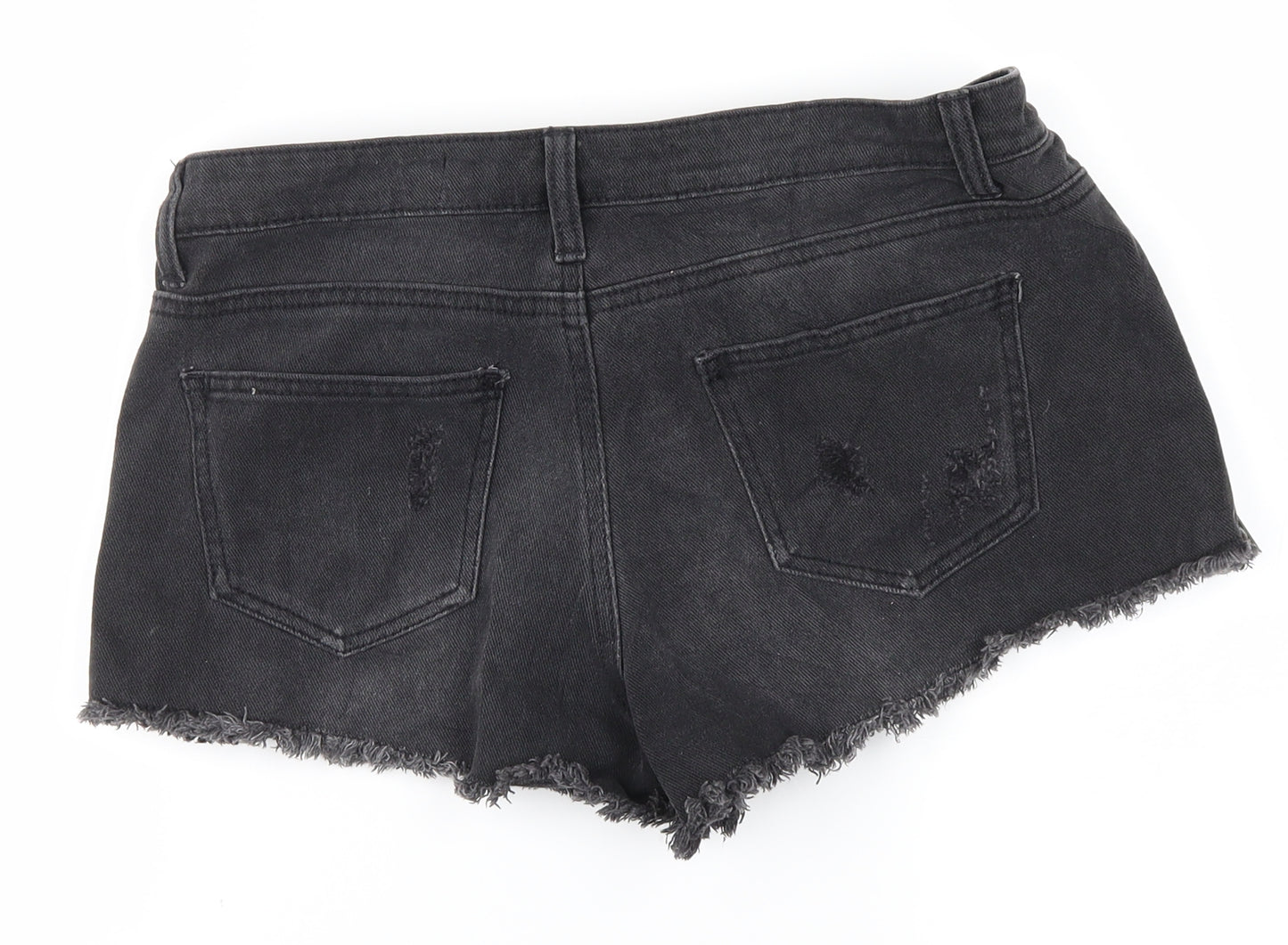 denim co  Womens Grey  Denim Hot Pants Shorts Size 10