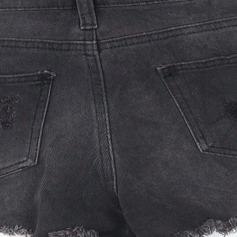 denim co  Womens Grey  Denim Hot Pants Shorts Size 10