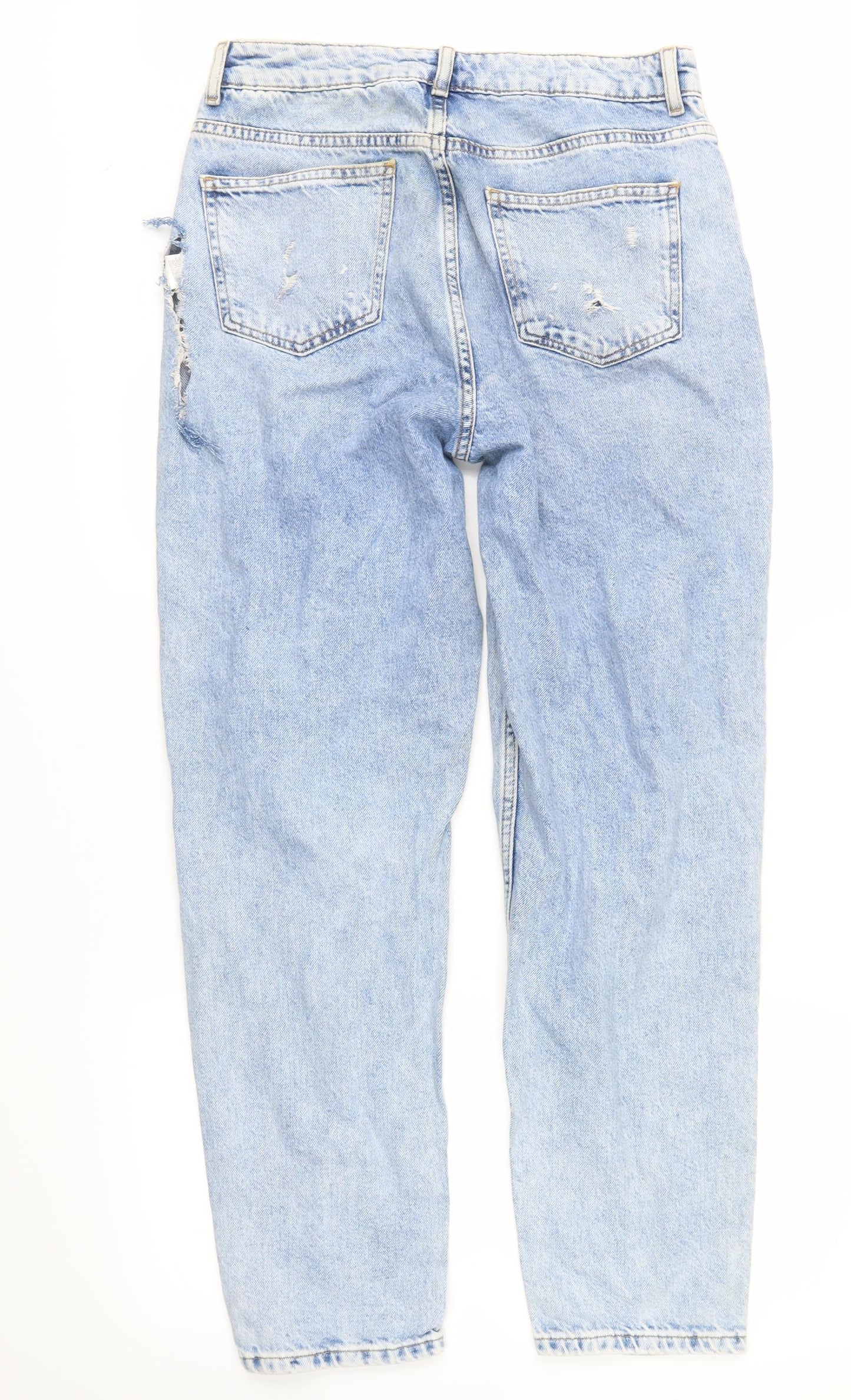 denim co Womens Blue  Denim Straight Jeans Size 12 L27 in