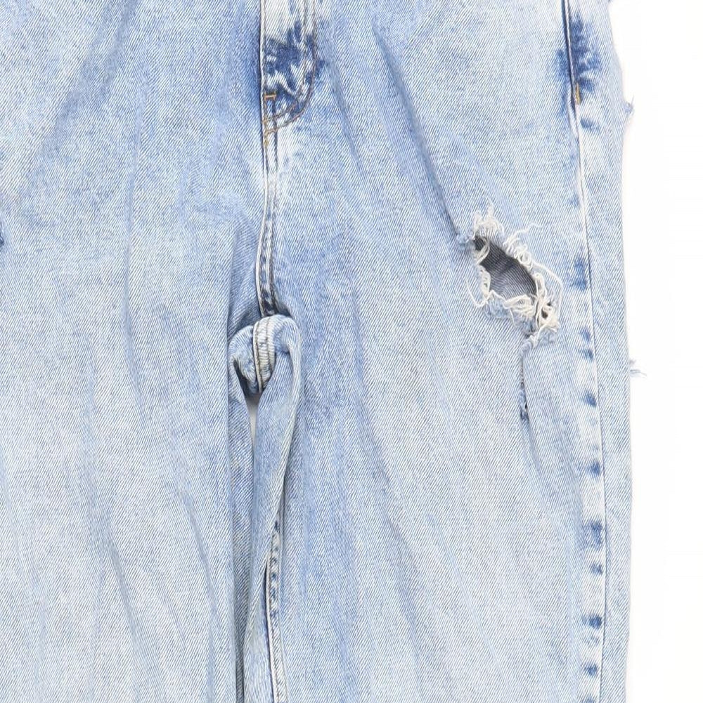 denim co Womens Blue  Denim Straight Jeans Size 12 L27 in