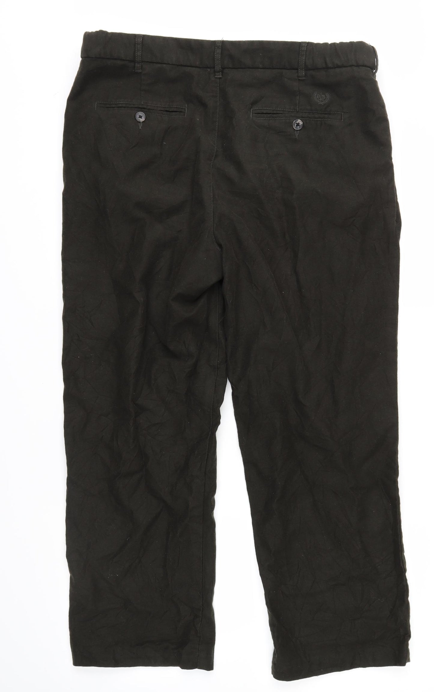 BHS Mens Green  Corduroy Trousers  Size 36 in L21 in