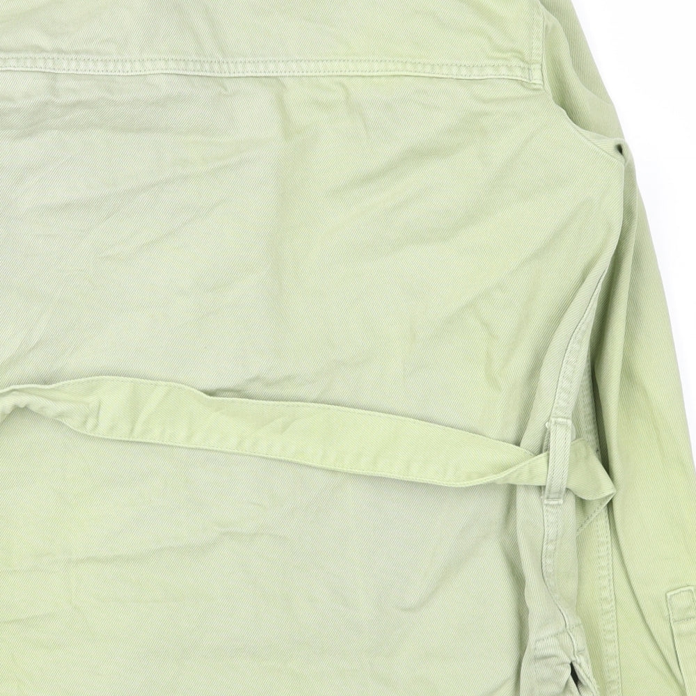 Marks and Spencer Womens Green  Denim Jacket  Size 8