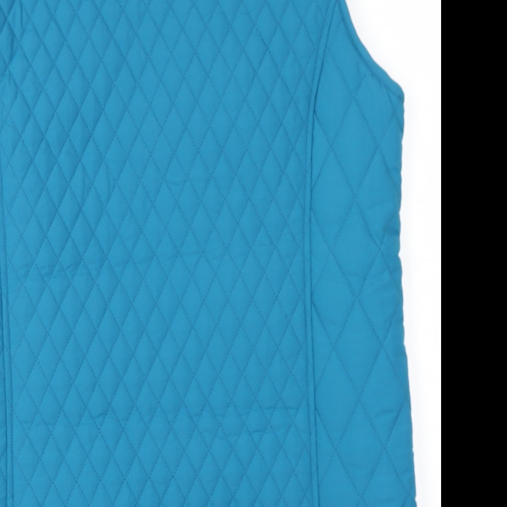 Autonomy Womens Blue Argyle/Diamond  Jacket Waistcoat Size 16