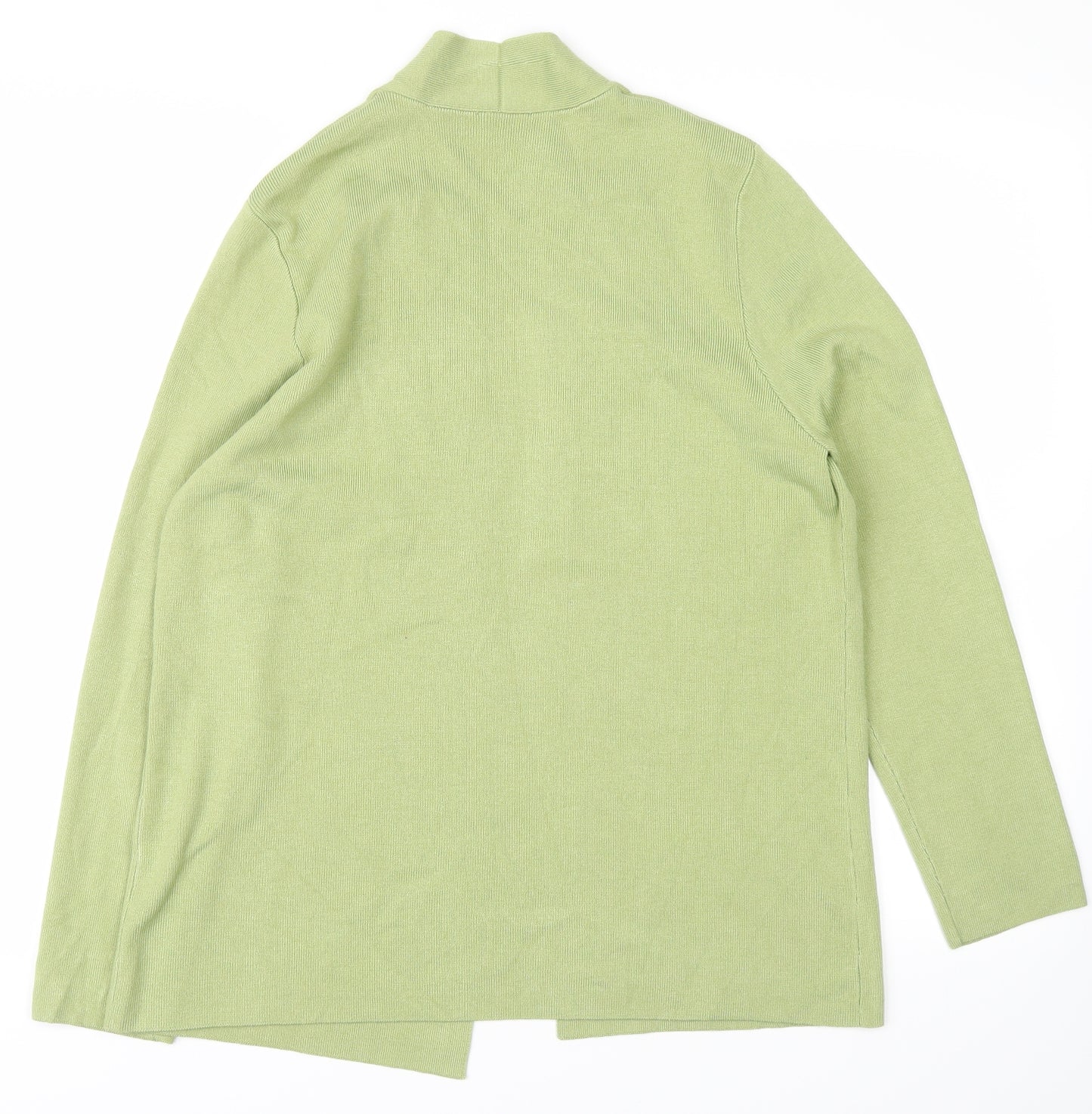 Eastex Womens Green Floral  Cardigan Jumper Size 16