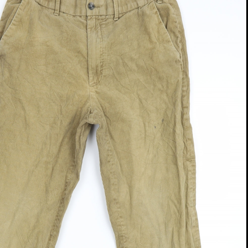 Marks and Spencer Womens Beige   Chino Trousers Size 36 L20.5 in
