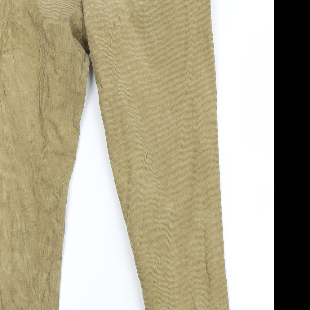 Marks and Spencer Womens Beige   Chino Trousers Size 36 L20.5 in