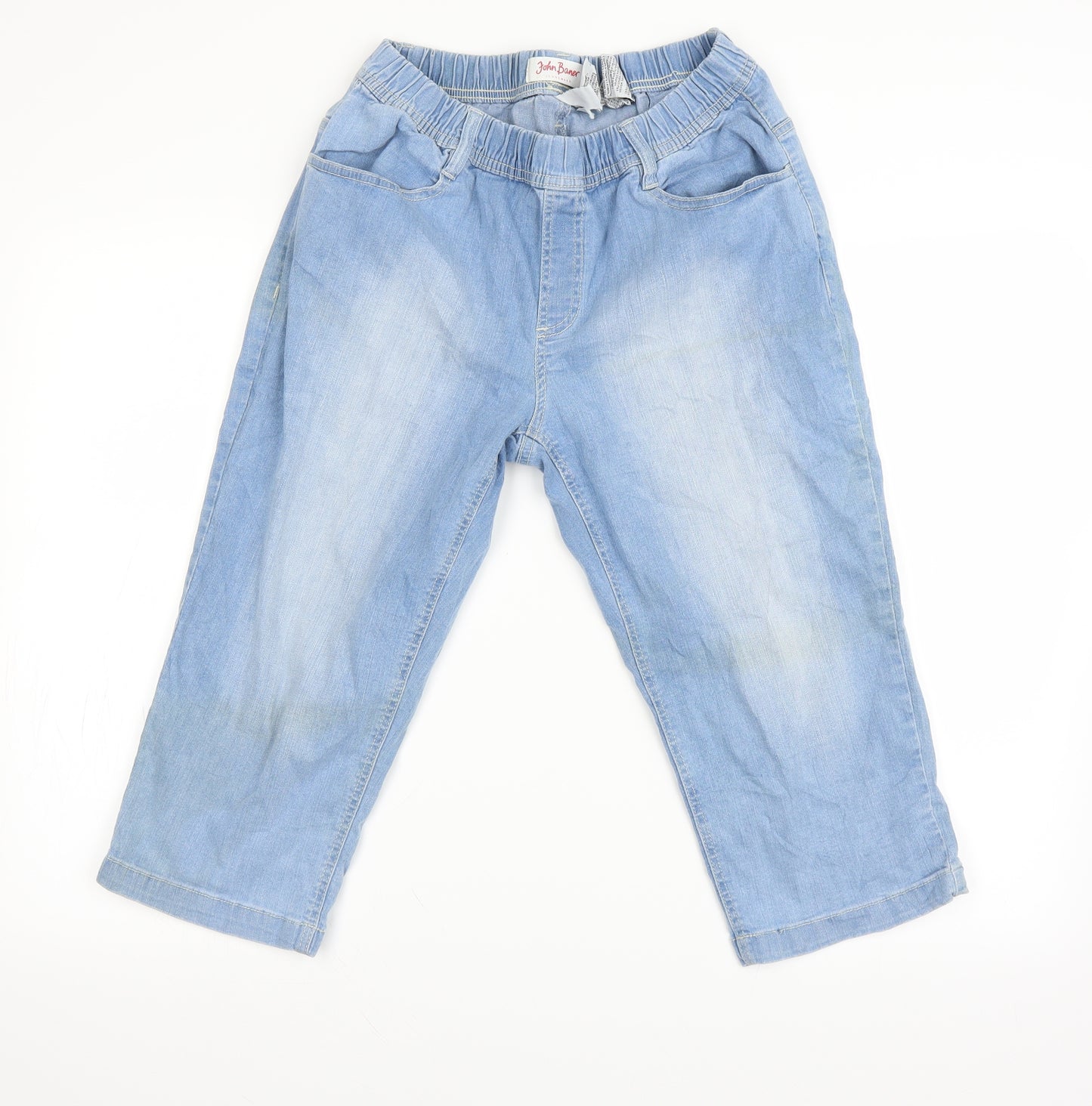 John Baner Womens Blue   Cut-Off Shorts Size 14