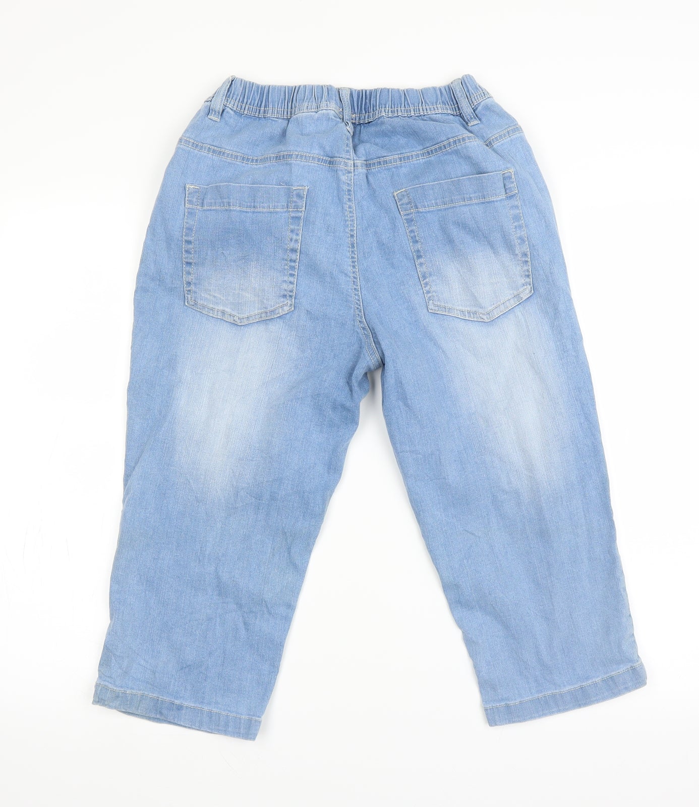 John Baner Womens Blue   Cut-Off Shorts Size 14