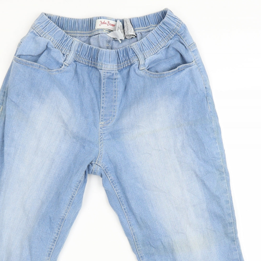 John Baner Womens Blue   Cut-Off Shorts Size 14