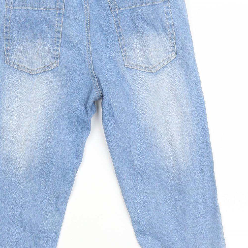 John Baner Womens Blue   Cut-Off Shorts Size 14