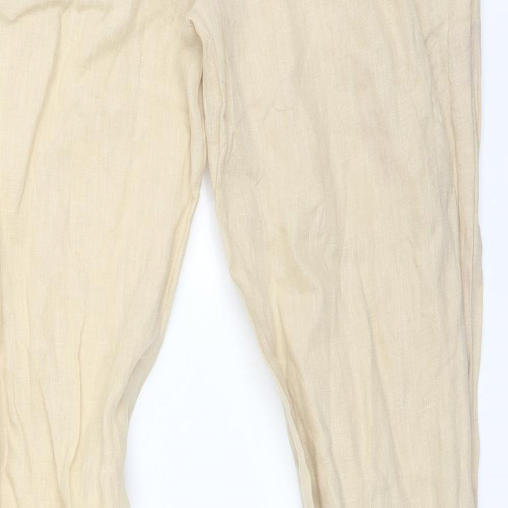 Zara Womens Beige    Trousers Size 6 L27 in