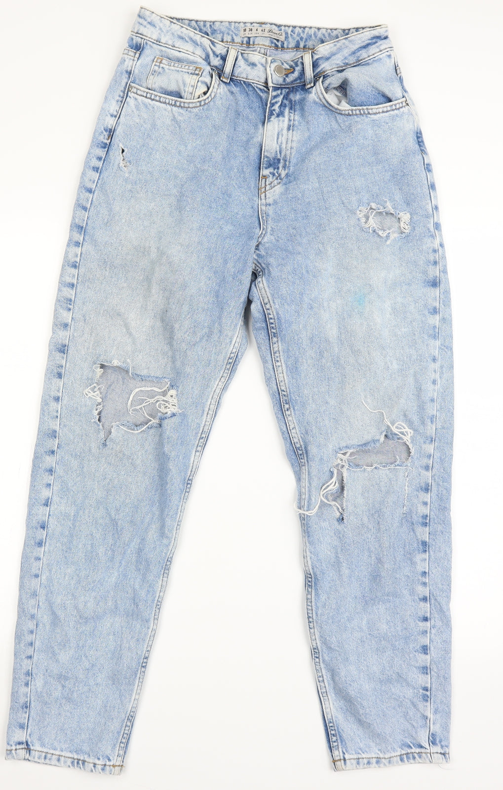 Primark Womens Blue   Straight Jeans Size 10 L25 in
