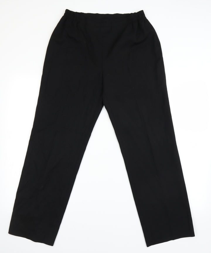 Artigiano Womens Black   Sweatpants Trousers Size 12 L26 in
