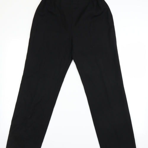 Artigiano Womens Black   Sweatpants Trousers Size 12 L26 in