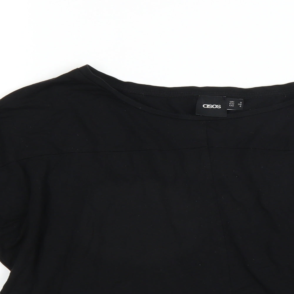 ASOS Womens Black   Basic T-Shirt Size 8