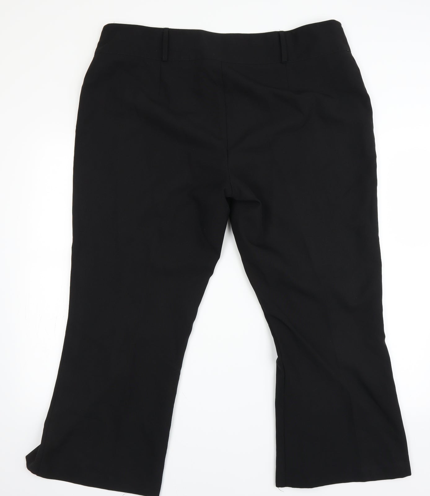 Matalan Womens Black Houndstooth  Trousers  Size 20 L22 in