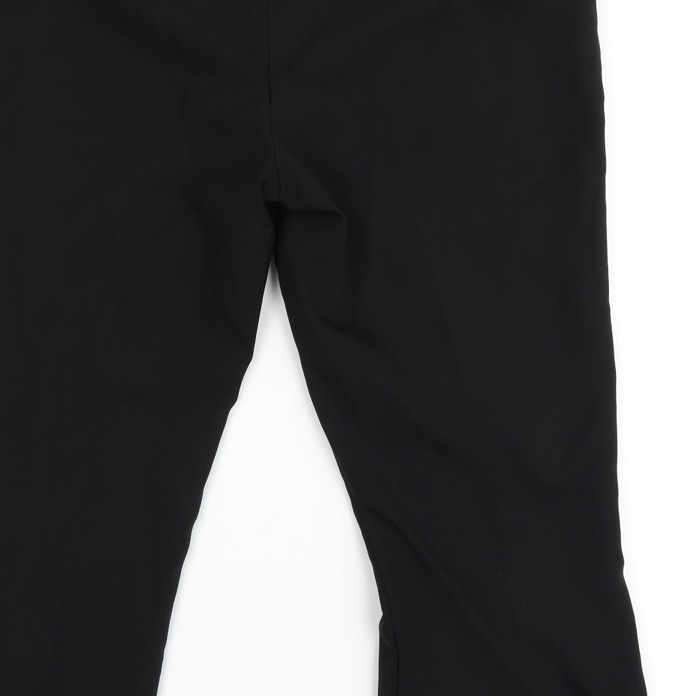 Matalan Womens Black Houndstooth  Trousers  Size 20 L22 in