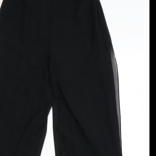 After Six Womens Black   Trousers  Size 12 L26 in