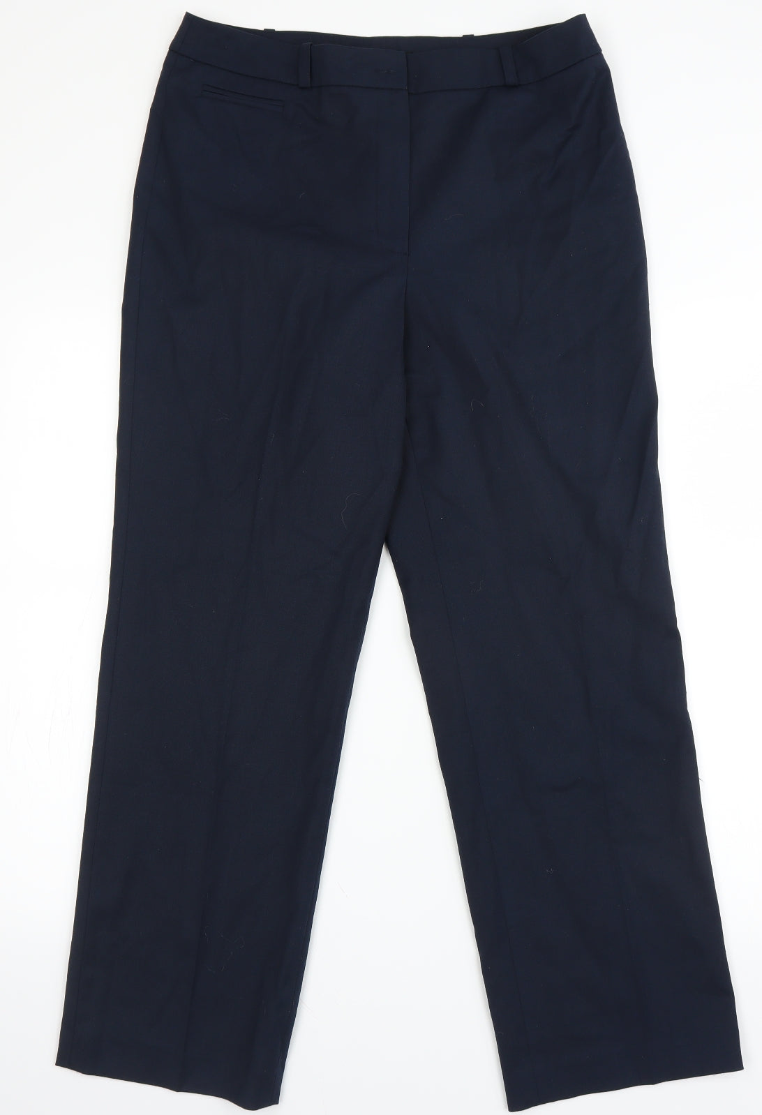 Artigiano Womens Blue   Trousers  Size 12 L23 in