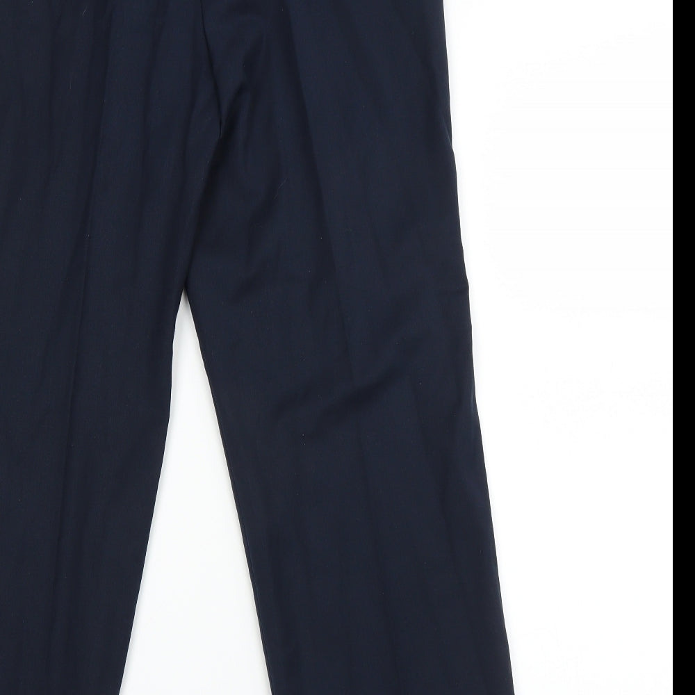 Artigiano Womens Blue   Trousers  Size 12 L23 in