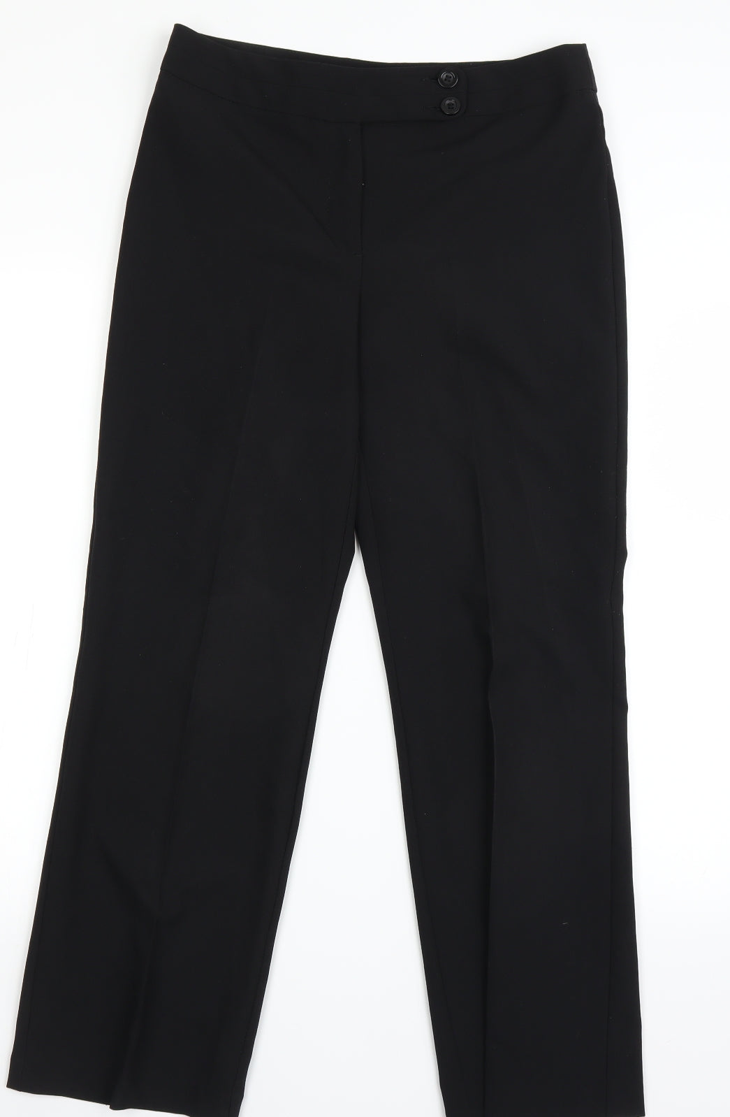 George Womens Black   Trousers  Size 10 L23 in