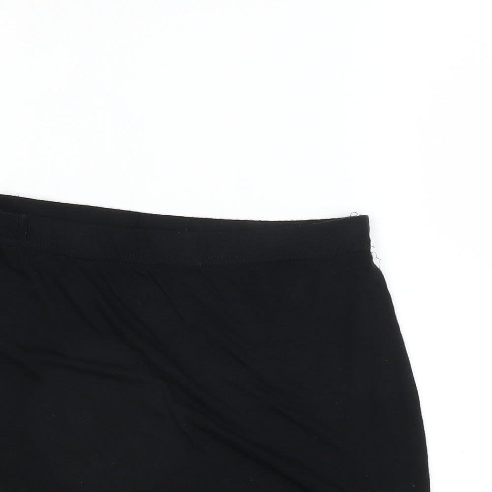 Boohoo Womens Black   Mini Skirt Size 8
