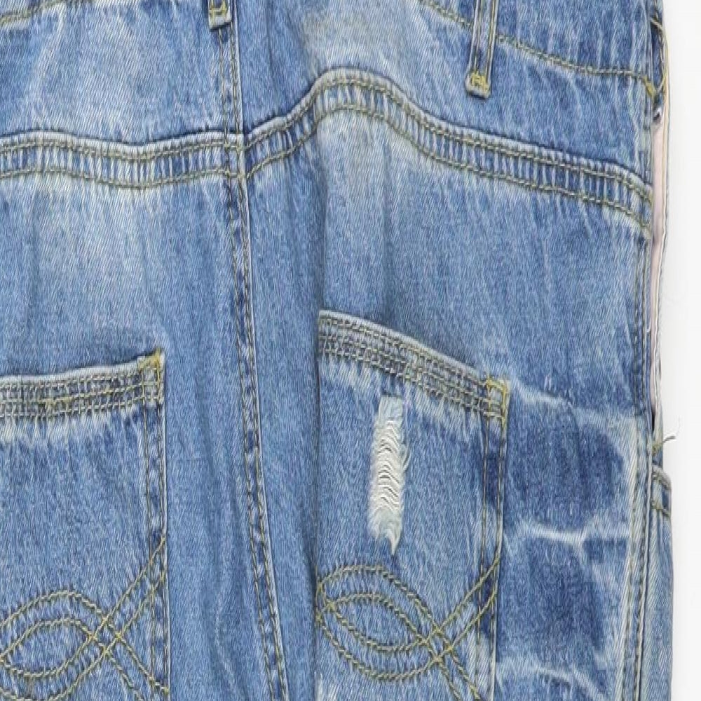 Primark Womens Blue   Dungaree One-Piece Size 10