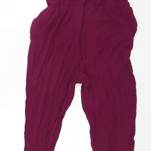 Warehouse Womens Purple   Jumpsuit One-Piece Size 12
