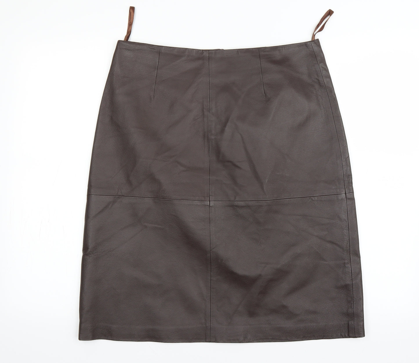 Preworn Womens Brown   A-Line Skirt Size 16