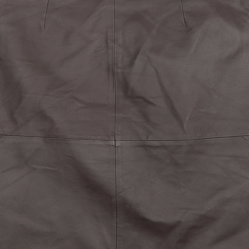 Preworn Womens Brown   A-Line Skirt Size 16