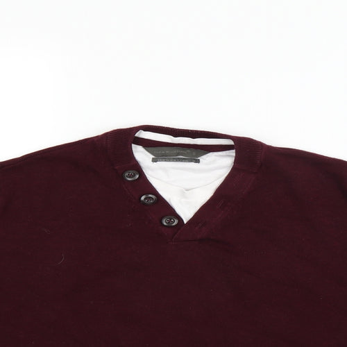 Primark Mens Purple   Pullover Jumper Size S