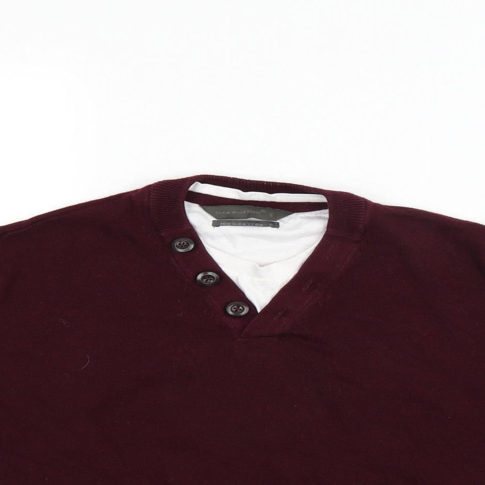 Primark Mens Purple   Pullover Jumper Size S