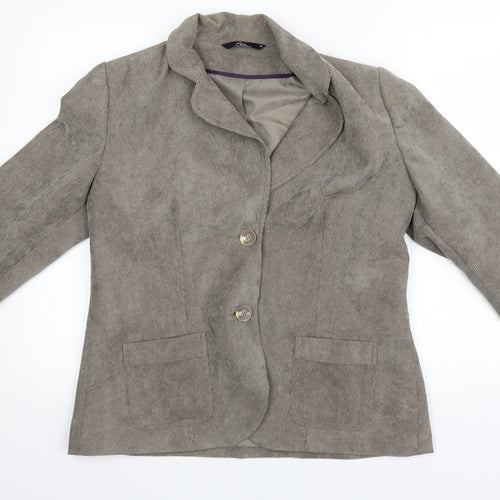 BM Womens Beige   Overcoat Coat Size 18
