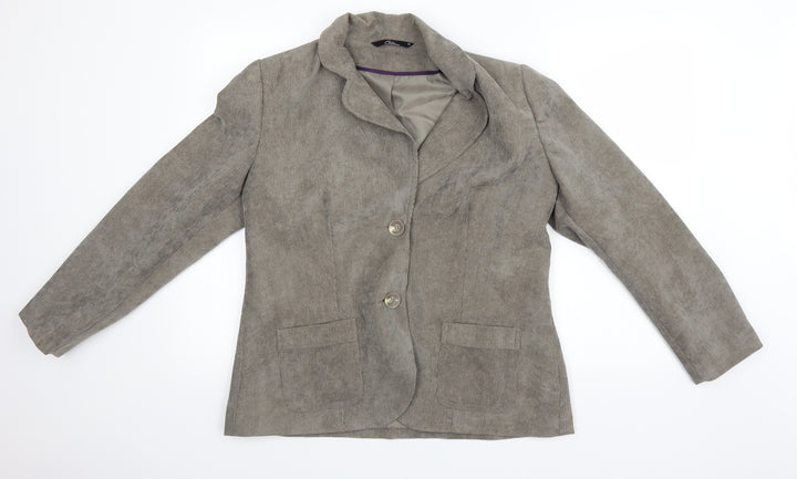 BM Womens Beige Overcoat Coat Size 18
