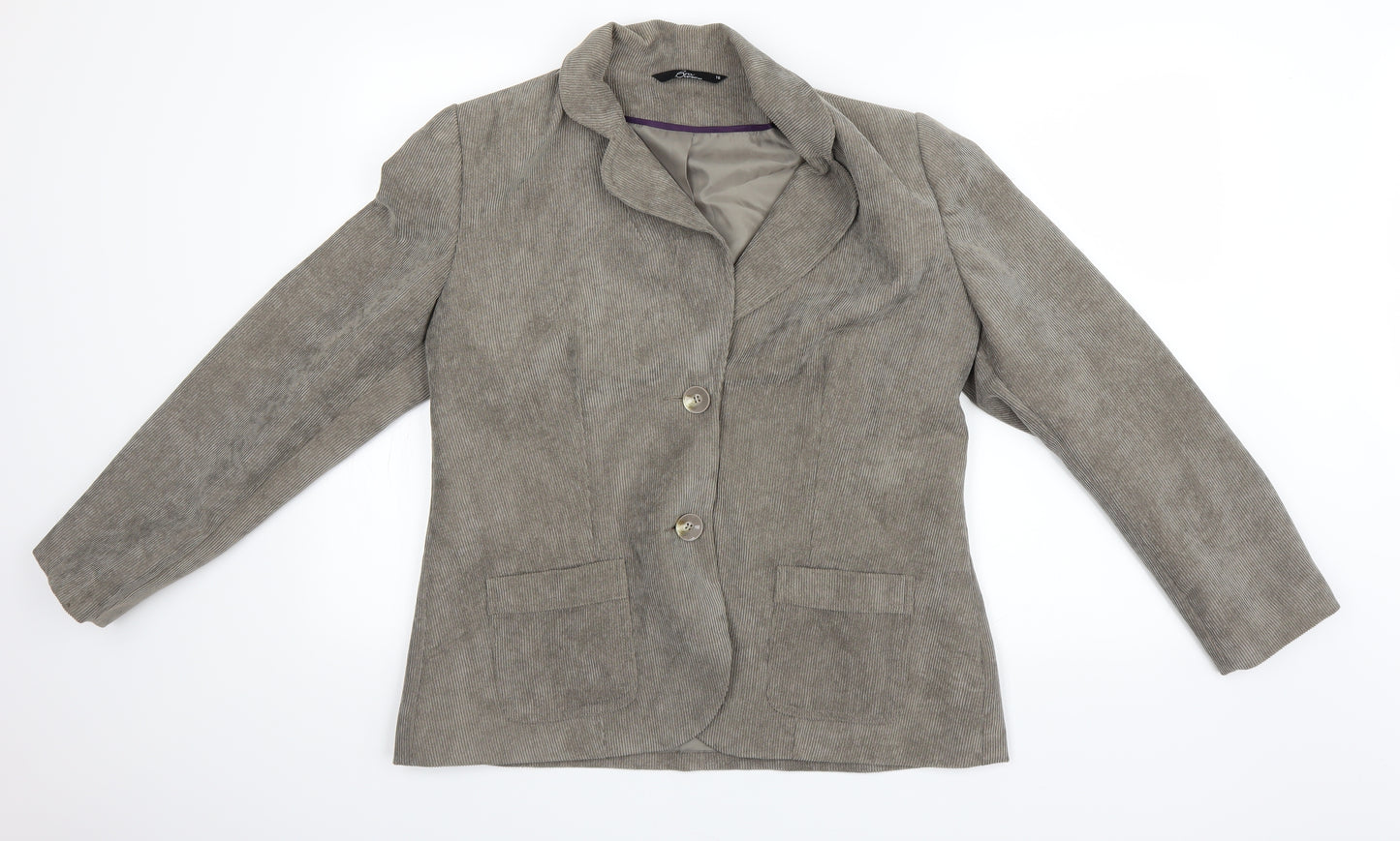 BM Womens Beige   Overcoat Coat Size 18