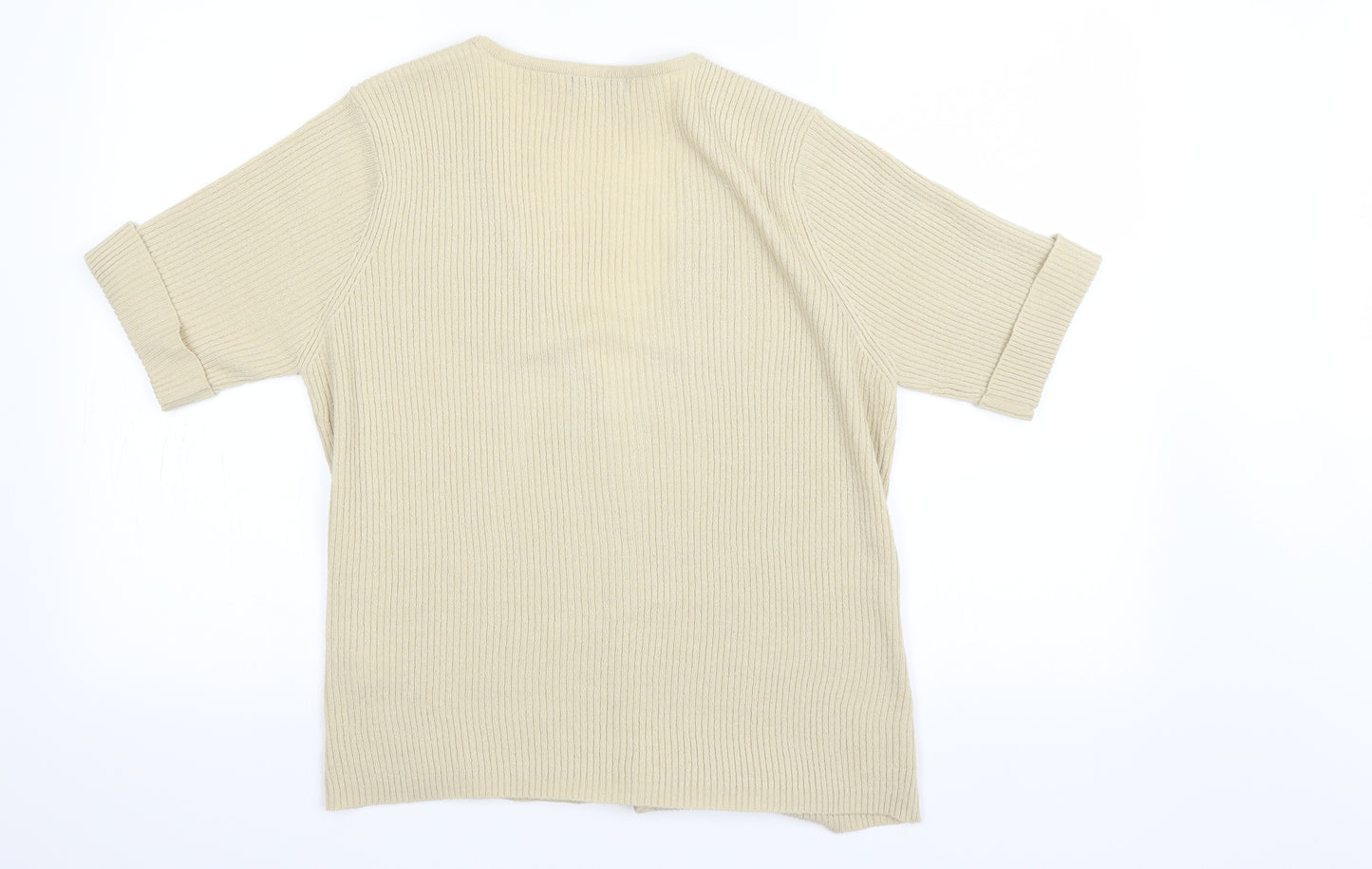 Bm Casual Womens Beige   Cardigan Jumper Size 12